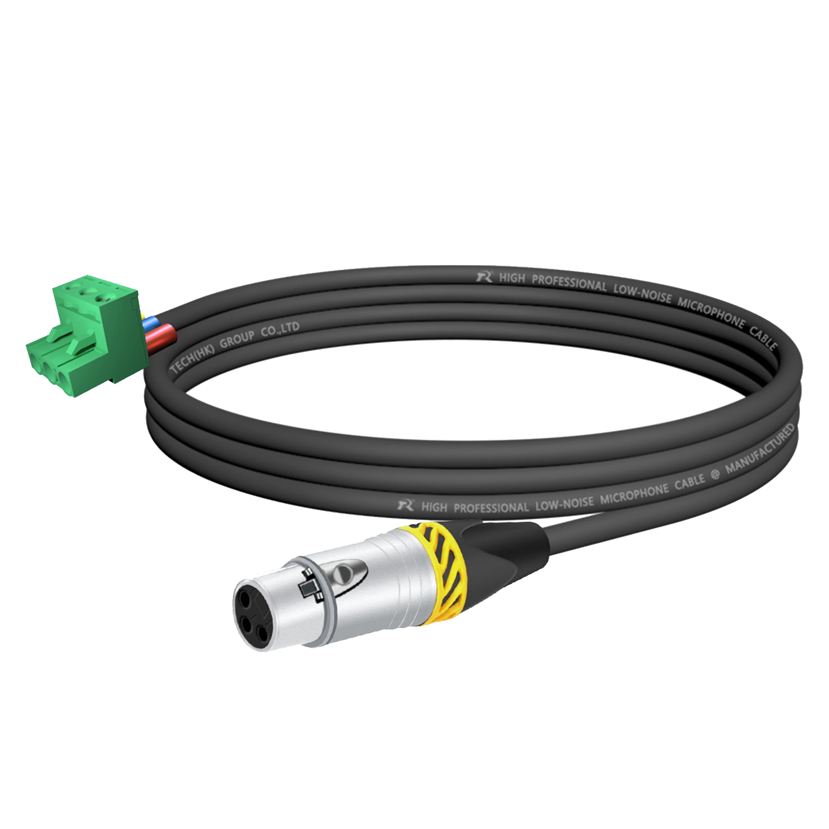 5,08mm 3-Pin Phoenix Terminal zu Direktanschluss 3P XLR-Stecker, Geräuscharmes Abgeschirmtes Mikrofonkabel für Stabile Audiosignalübertragung – Detail 12