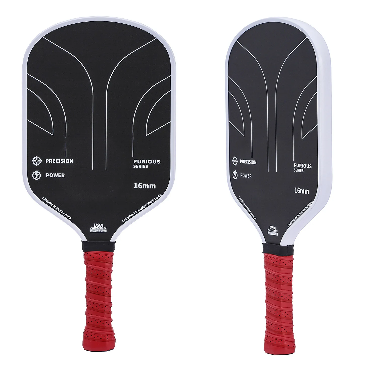 Hot-pressed pickleball paddleT700 carbon fiber matte surface 16cm lightweight USAPA approved outdoor pickleball Racket