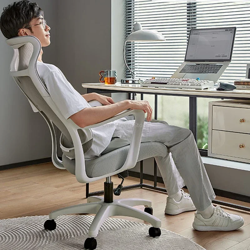 Kursi meja kantor ergonomis, kursi sifon kantor Gamer ringan untuk permainan