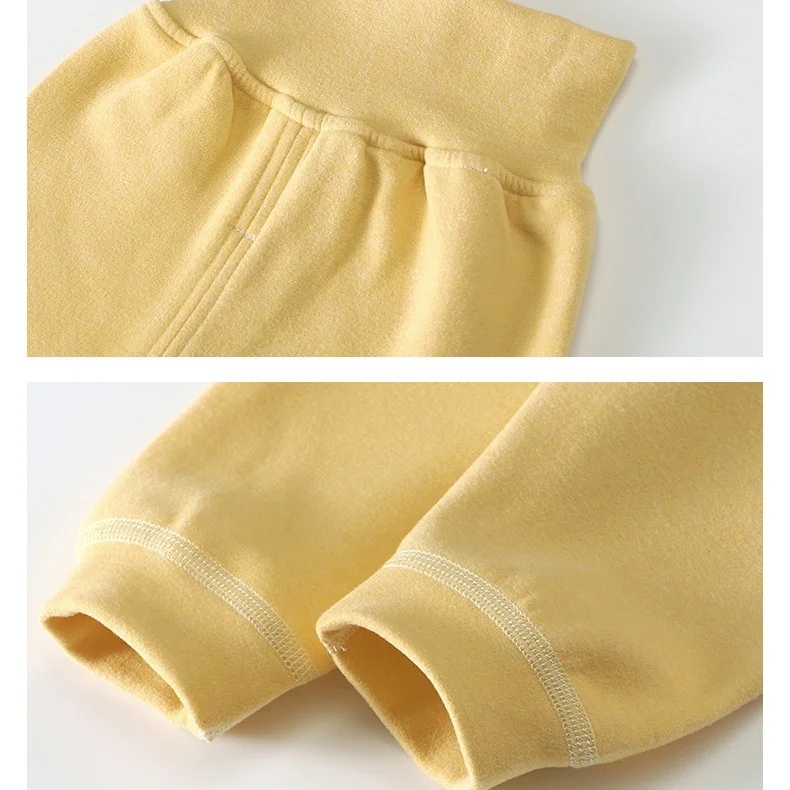 New Thermal Baby Underwear Set Open Front Top + Thermal Pants Kid Outwear Daily Child 2Pcs Outfit for 0-3Y Kid Autumn Winter view 6