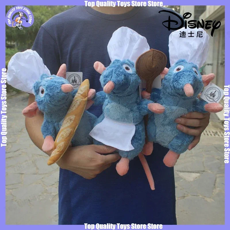 

Disney Kawaii Ratatouille Remy Bread Hat Mouse Plush Toys Plushie Stuffed Animals Children Boy Gifts Lovely Room Pillow Dolls