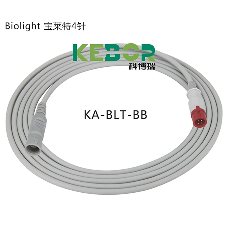 Applicable to Polaroid IBP invasive blood pressure cable to Betta/Braun and other pressure sensor cable connectors