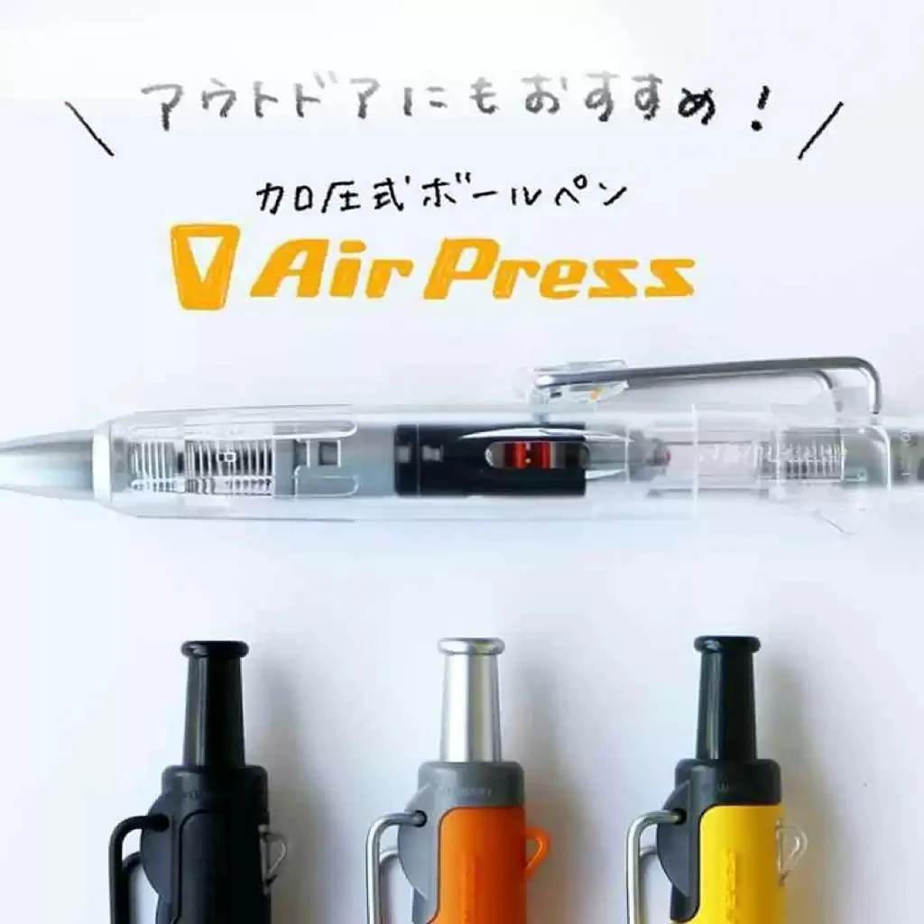 Tombow Air Press Ballpoint Pen BC-AP 0.7 APS Pressure System Writes on Wet Paper Upside Down Oil Ink for Outdoor Fieldwork Site