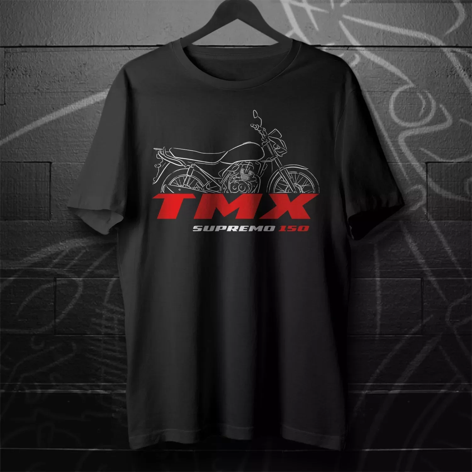 

TMX Supremo 150 Motorcycle T shirt Graphic Casual Summer Short Sleeves 100% Cotton Cool Tee
