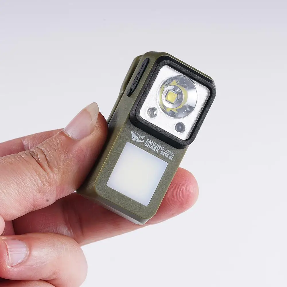 LED-Taschenlampe mit Magnetklemme für den Außenbereich, extrem lange Leuchtdauer, Arbeits- und Notfalllampe, wiederaufladbar, zum Anbringen, ideal zum Campen und Wandern. – Detail 14