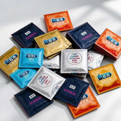 10/20/30/40/50pcs/pack Condoms Random Shipped, Thread & Particles Mixed Design, Ultra Thin Intimate Adult Products