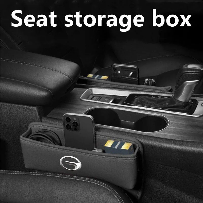 Car Seat Organizer Leather Crevice Storage Box Car Accessories for Trumpchi Gac GS8 GA8 GE3 GS3 GS4 GS5 GM8 GM6 GA5 M8 E9 GS7 E8