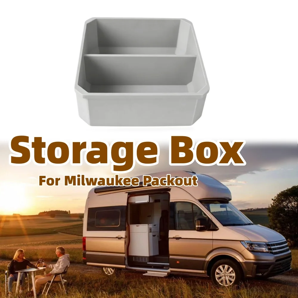 Boîte de rangement pour tasses RV, accessoires d'organisation pour camping-car, caravane, motorhome, compatible avec Milwaukee Packout
