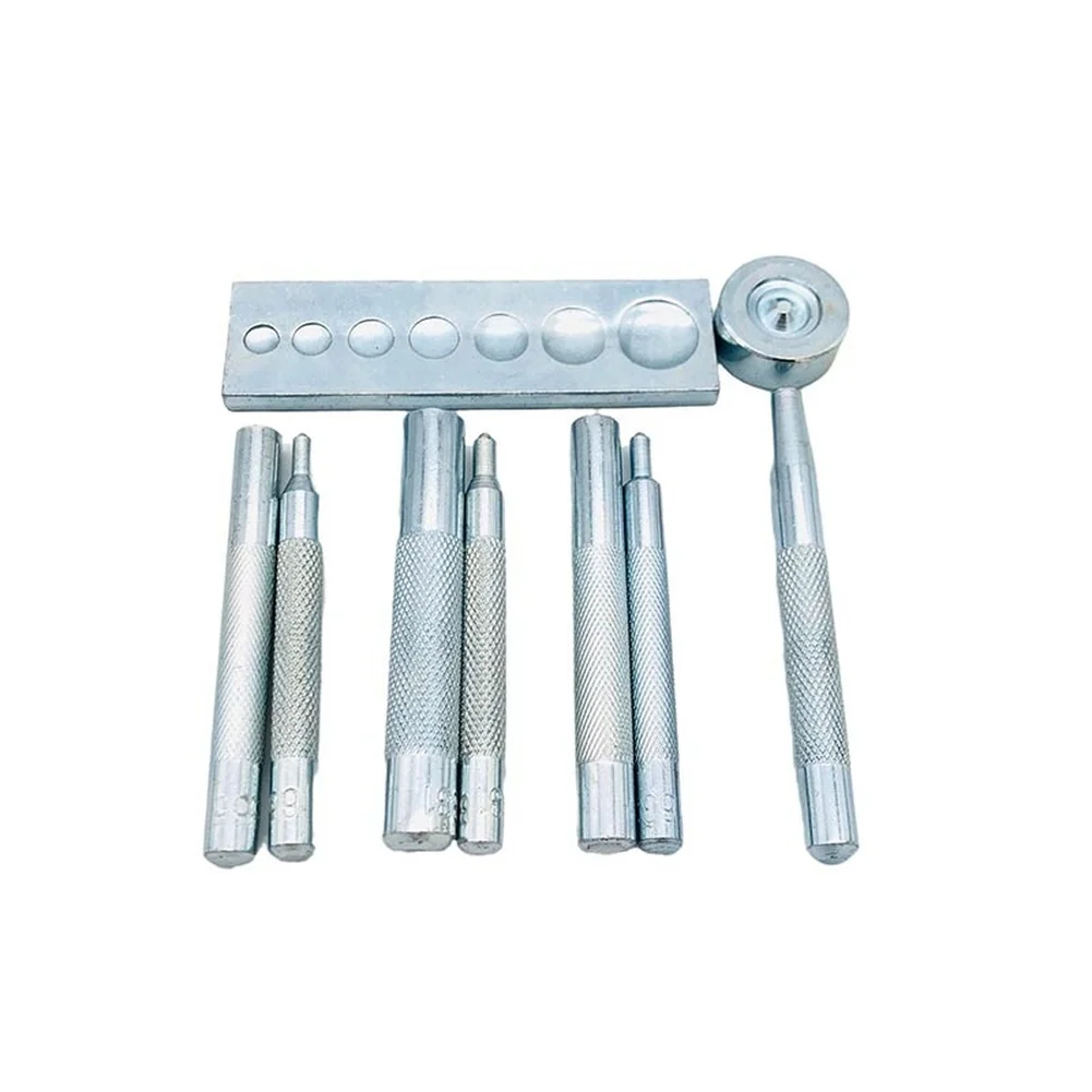 For Garment Repair Rivet Punch Set Garment Snap Pliers Fastener Installation Tool Set 3.5mm Rust Resistant Finish