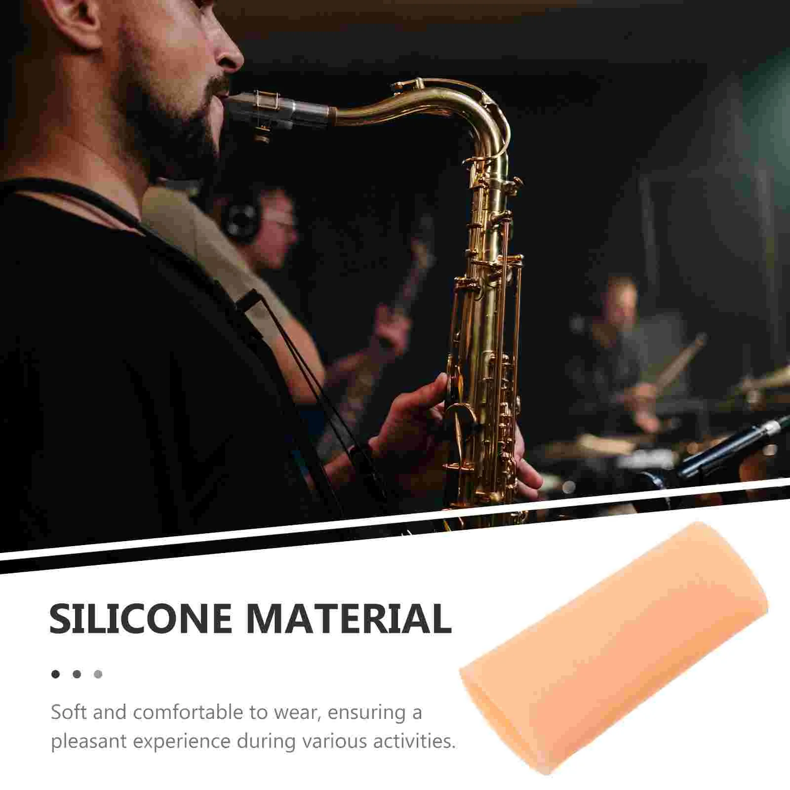 Silicone Finger Rest Instruments Accessories Sax Thumb Cover Clarinet Sleeves Saxophone Protector Protectors Musical