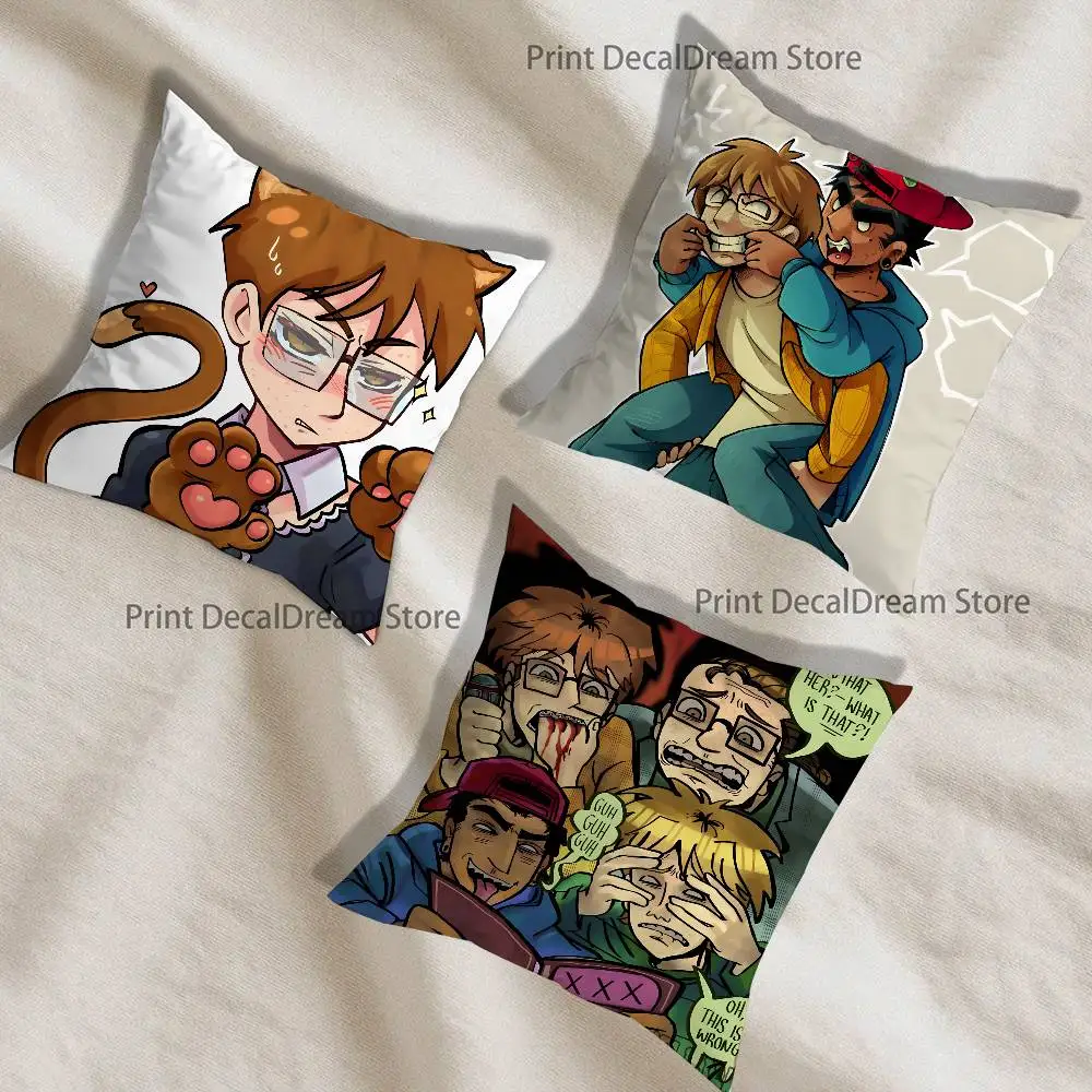 The E-Eltingville C-Club Cushion For Bedroom Car Coffee Shop Room and Living Room Sofa Decorative Pillow Cover Case