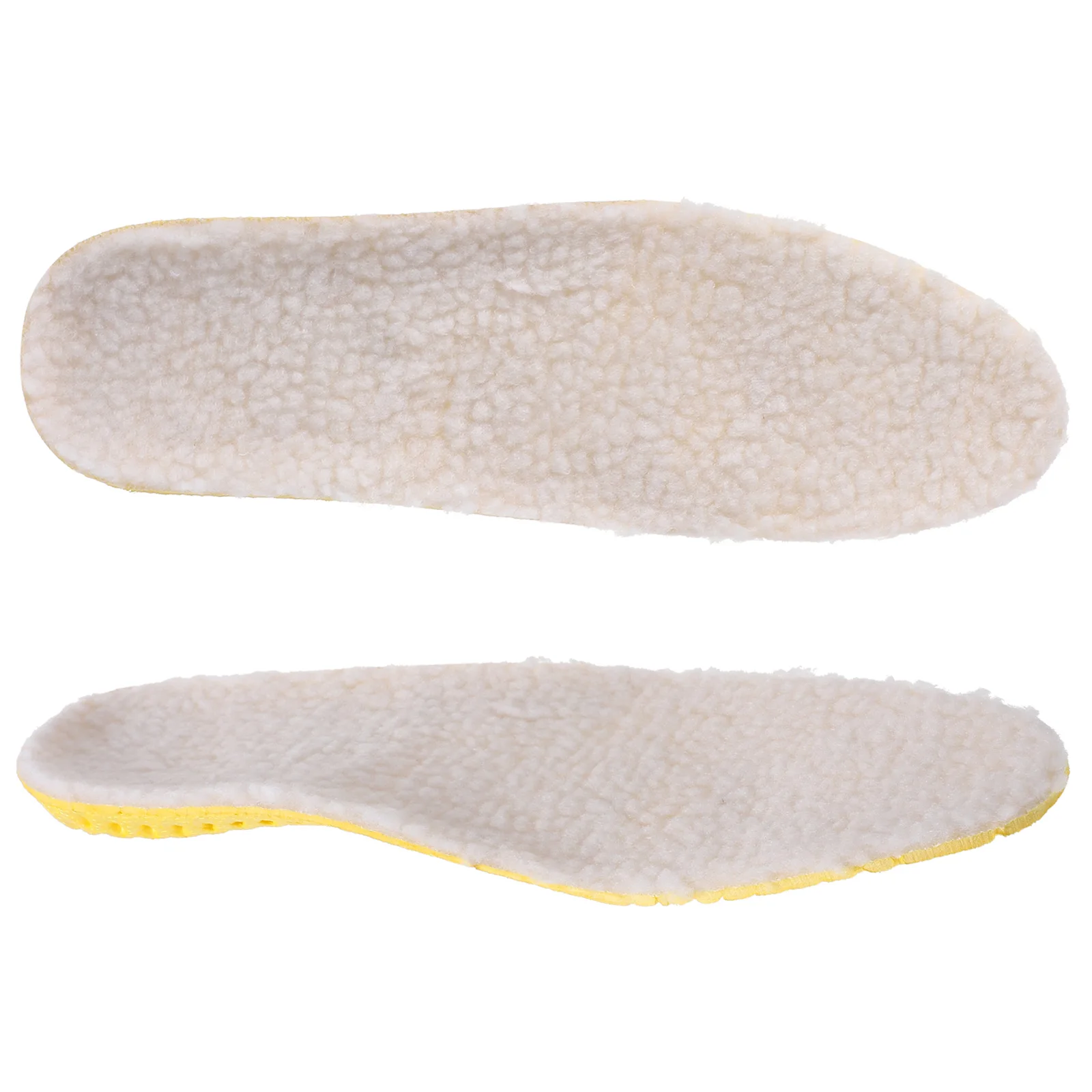 겨울 따뜻한 깔창 두꺼운 EVA 양피 통기성 감기 보호 신발 바닥 발 관리 도구 여러 크기