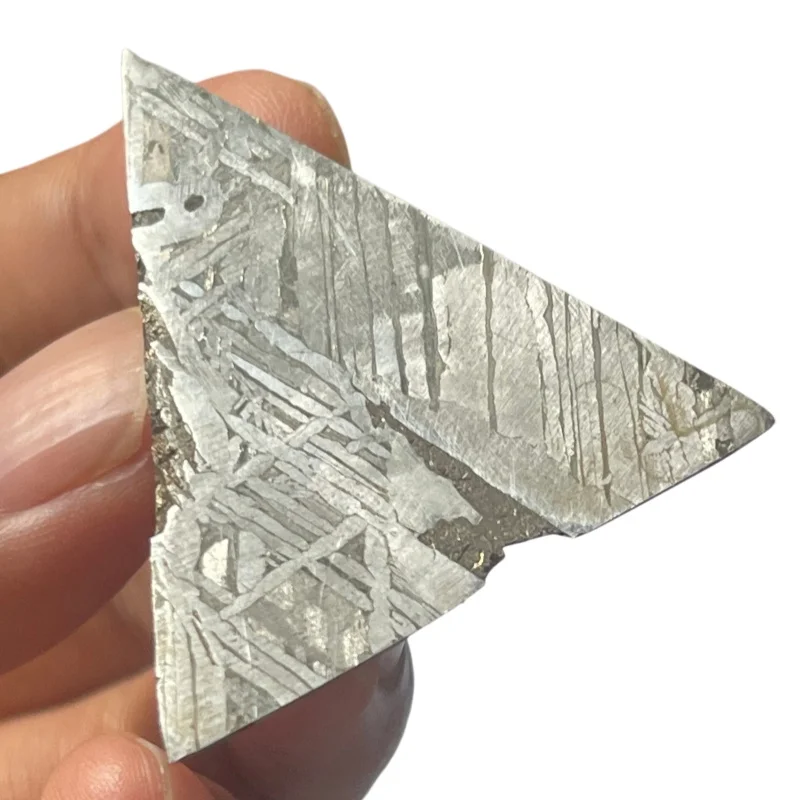 36.5g Muonionalusta meteorite slice Natural iron meteorite material specimen Meteorite slice Collection -TC758