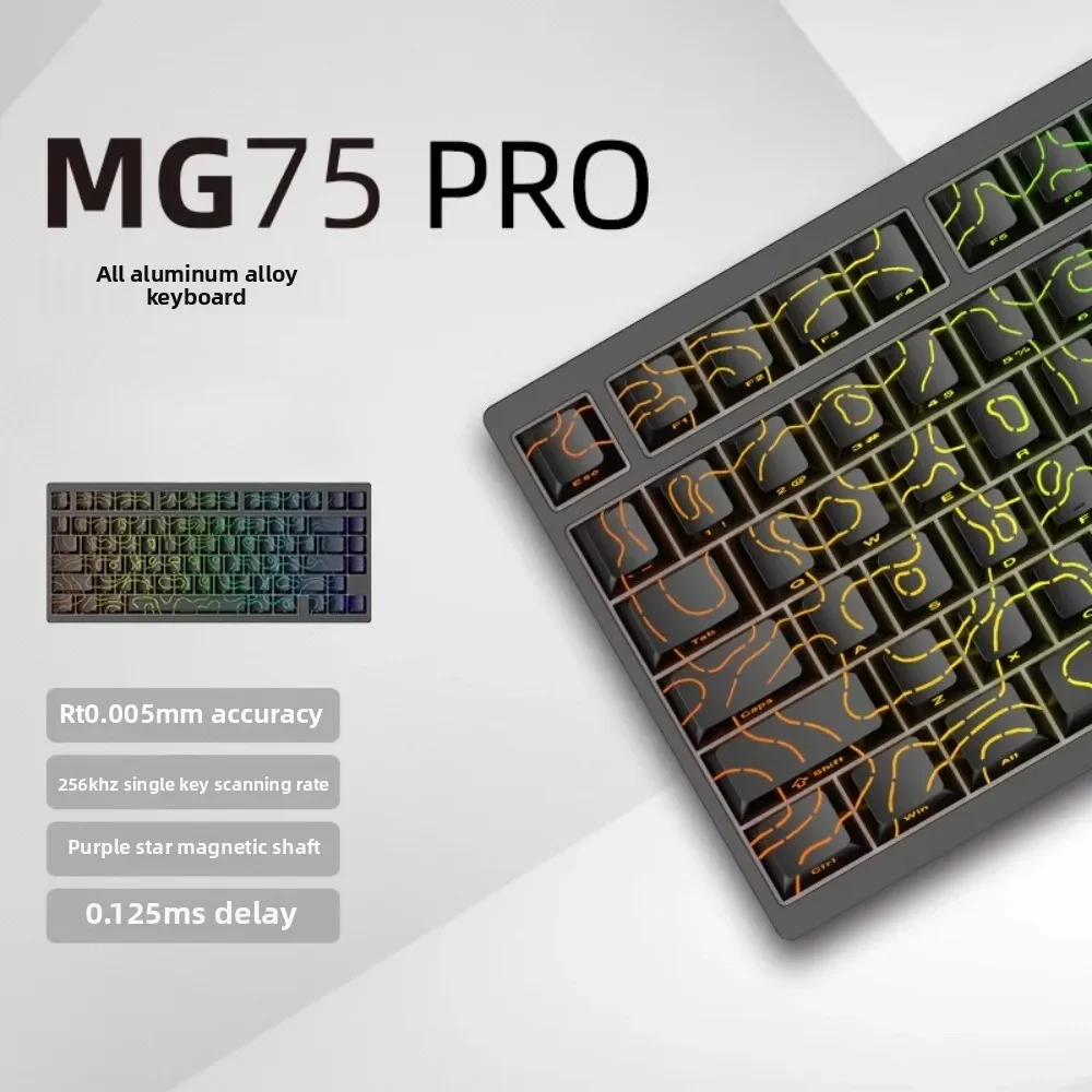 IROK MG75 PRO magnetic axis mechanical keyboard all aluminum CNC