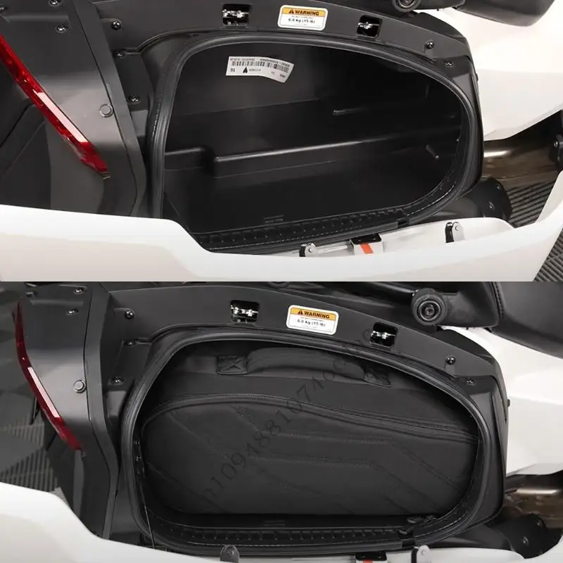 

Pair Of Saddlebag For F3T Motorcycle With Geometric Embossing And Smooth Lining Storage Luggage Bag