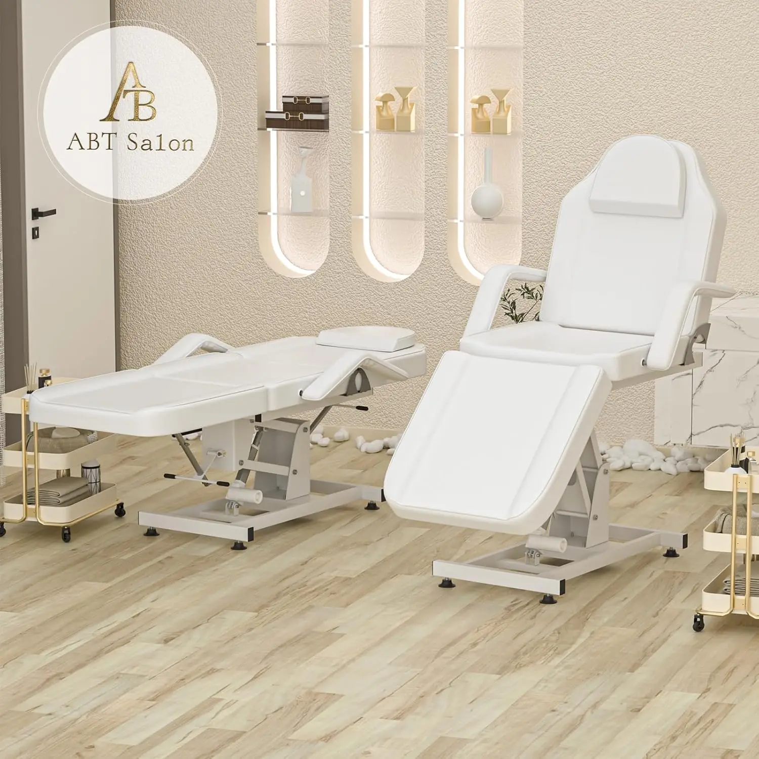 Electric Tattoo Chair, Electric Spa Chair, Motorised Height Adjustment Facial Bed For Client, Professional Beauty Bed Spa Chair