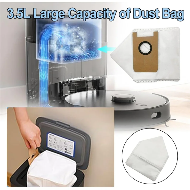 

A21F-Vacuum Cleaner Bags For Airrobo T20 / T20+ Vacuum Cleaner, Dust Filter Bag Replacement Part
