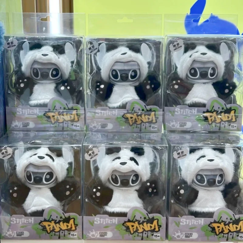 

High Quality Genuine Stitch Limit Edition Panda Vinyl Face Blind Box Stitch Fun Kawaii Doll Small Pendant Decoration Gift Toys