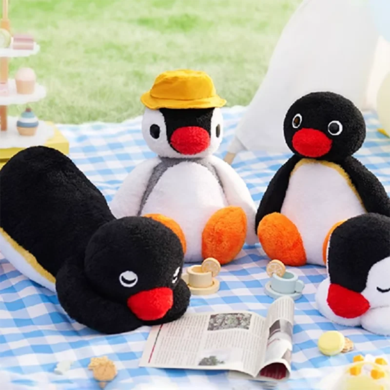 

Pingu Pinga игрушки в виде сидя Пингвин новые кавайные плюшевые игрушки для девочек и мальчиков мягкие игрушки-животные детские подарки автомобильная подушка кукла игрушки