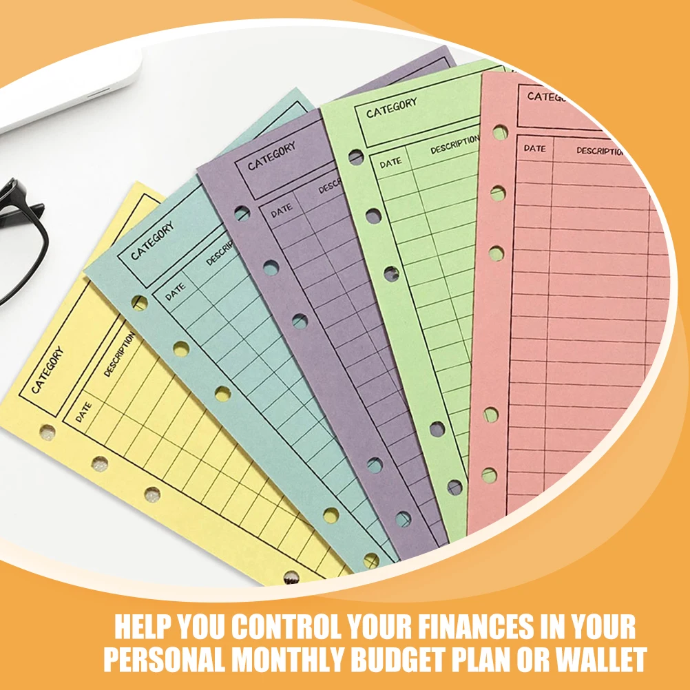

24Pcs Cash System Colorful Money Envelope Set for Monthly Expense Tracking and Budget Control