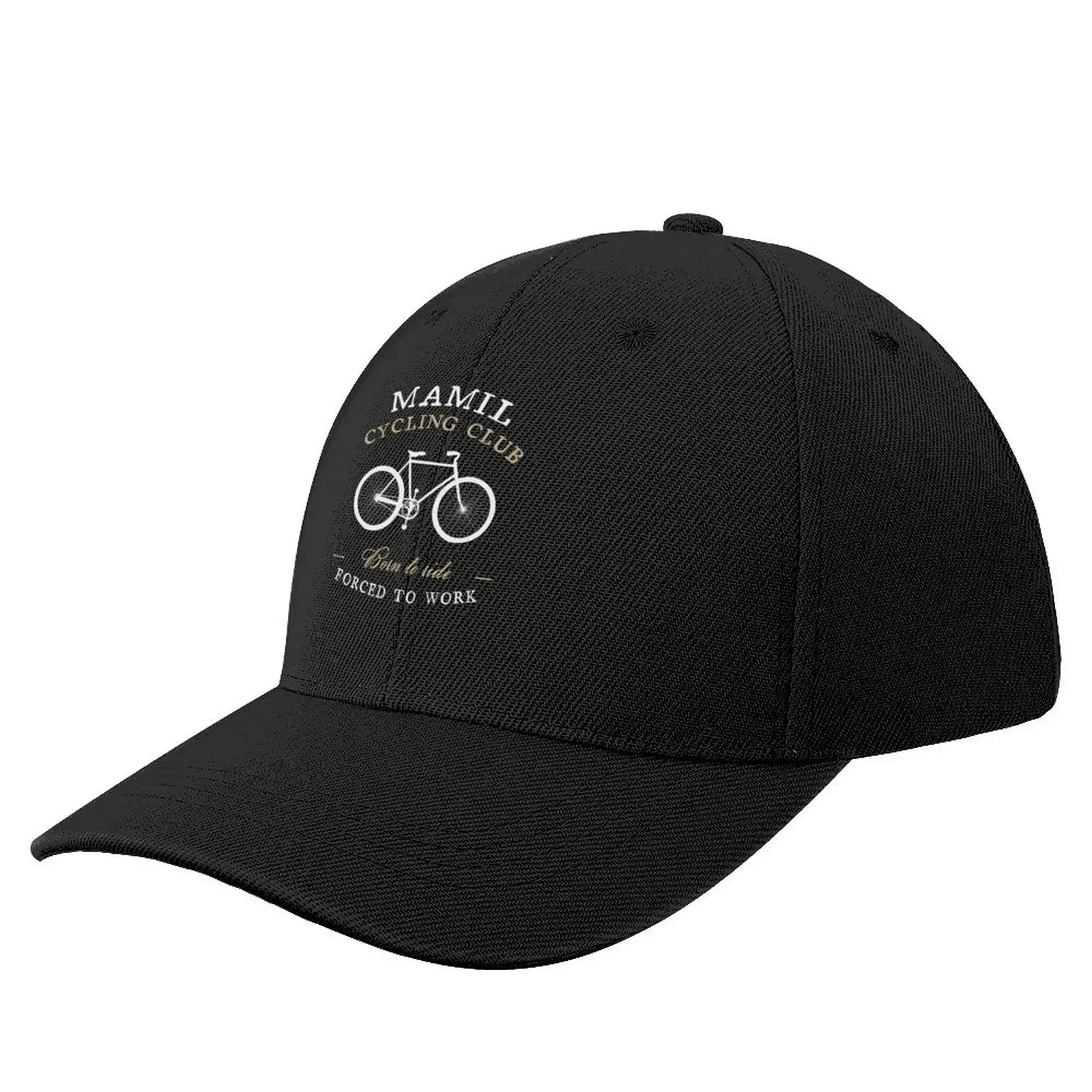 MAMIL Cycling Club (Middle Aged Men In Lycra) Baseball Cap Beach Outing black Streetwear Women's Golf Wear Men's