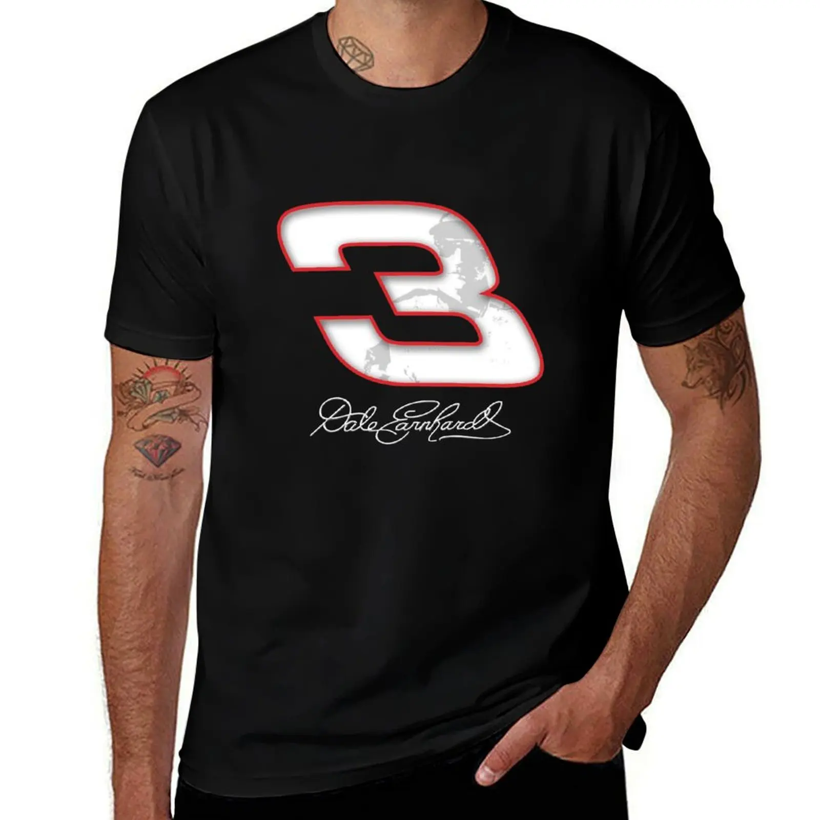 

Dale Earnhardt Race Car Driver T-Shirt anime tshirt man t shirts cotton T-Shirt