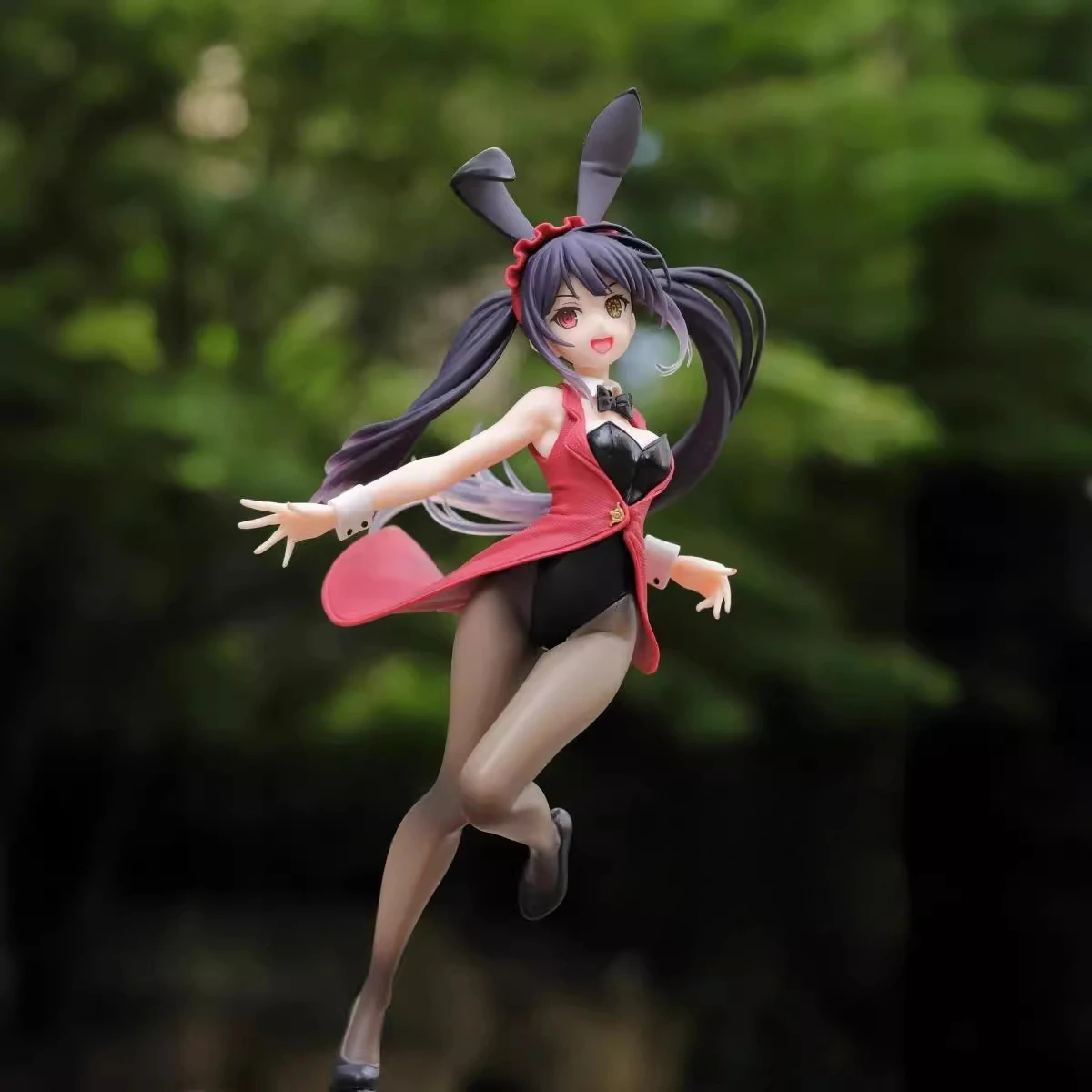 Date A Live Bunny Girl Kurumi Tokisaki Beautiful Girl Action Figurine Desk Collectible Anime Model Toys Figures Gift 20cm