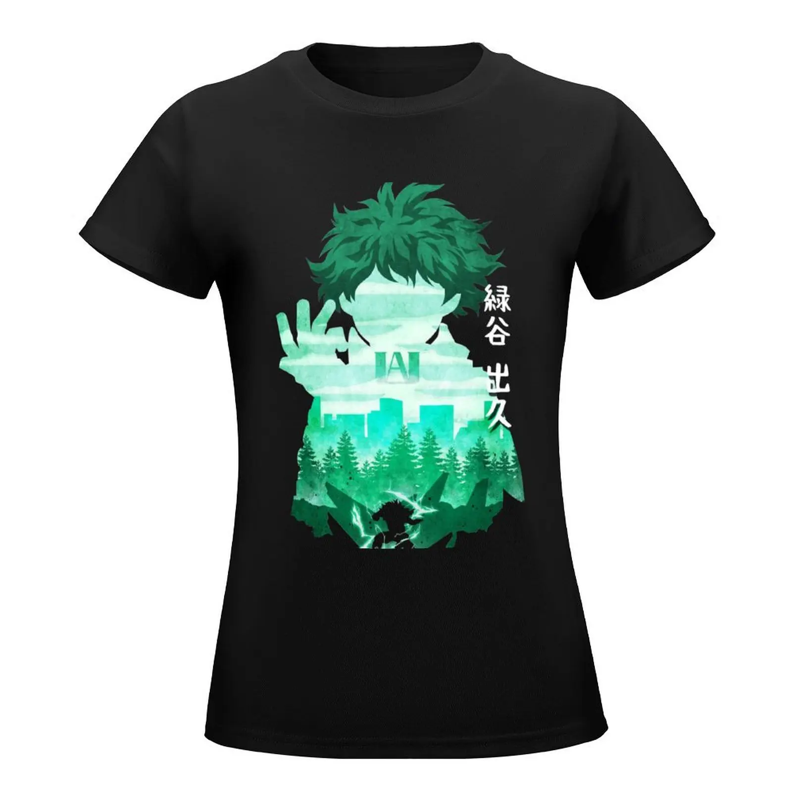 Deku Midoriya Izuku One For All Hero Academy #5 T-Shirt tops plus size tops vintage clothes clothes for woman