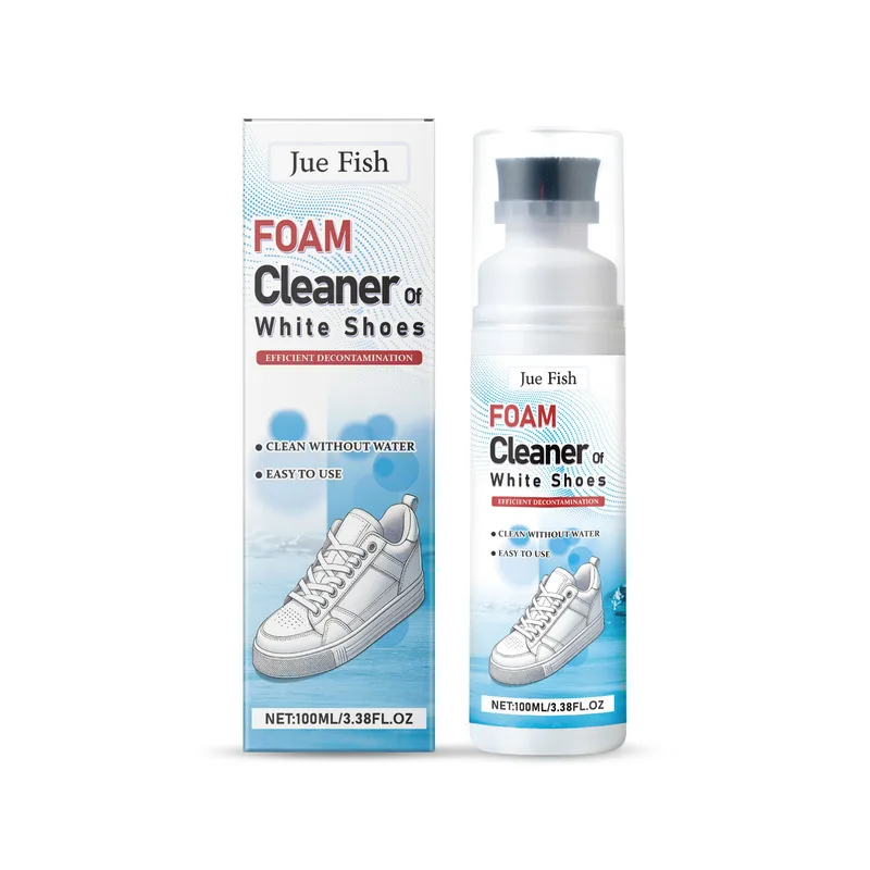 

White Shoe Foam Cleaner Waterless Cleaning Foam Cleaner For White Shoes Efficient Stain Removal Shoe Care Cleaner