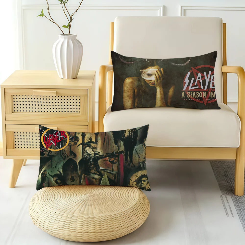 Rock Band S-Slayer-S cushion cover Hit Product Home Sofa living Room Double-sided Soft Decorative Pillow Cover