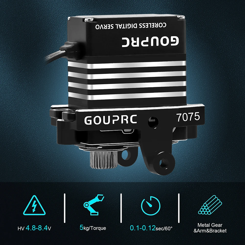 Micro Servo Digital RC de 9KG con soporte de montaje y brazo Servo Digital Mini Servo para TRX4M Servo 1/18 RC piezas de mejora de coche