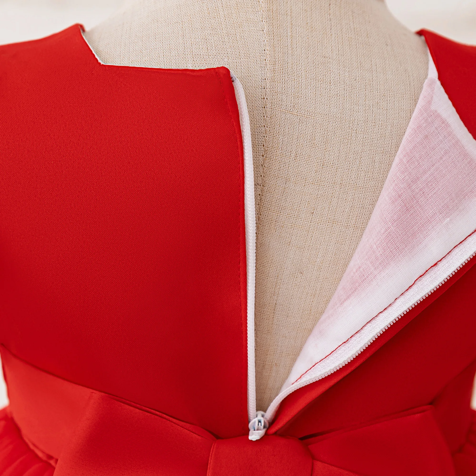 Rotes Herz Halloween-Kostüm für Mädchen, Abenteuer im Wunderland, Alice Cosplay-Kleid, Kleinkind 1. Geburtstag Hochzeit Prinzessinnen-Mädchenkleid – Detail 8