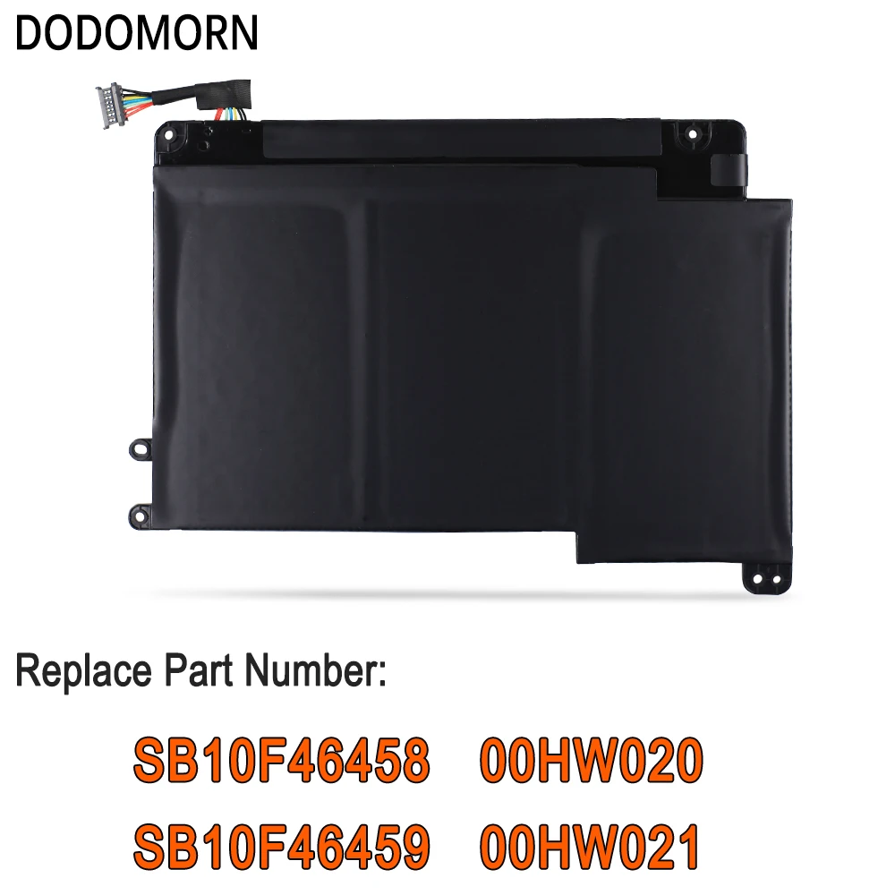 DODOMORN 00HW020 Battery For Lenovo ThinkPad Yoga 460/P40 Yoga 20GQ Laptop 00HW021 SB10F46458 SB10F46459 11.4V 53Wh 4390mAh