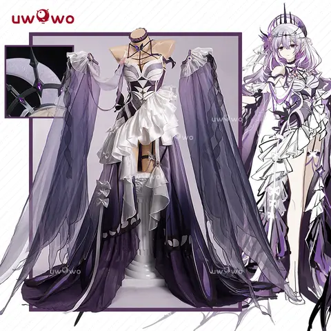 PRE SALE UWOWO Castorice Cosplay Game Honkai Star Rail Fanart Castorice Ethereal Gown Cosplay Costume Halloween Costume