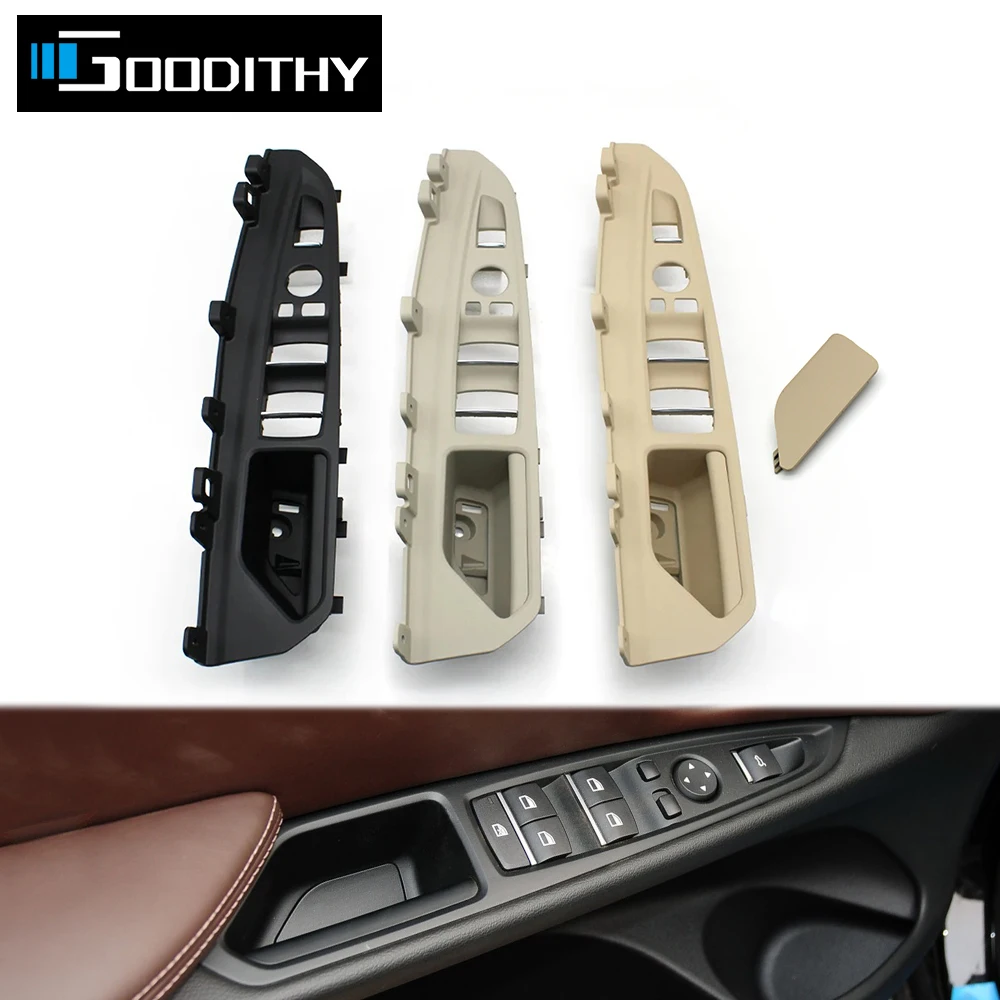 

Car Front Left Driver Door Armrest Window Switch Handle Panel Cover Trim For BMW X5 X6 F15 F16 F85 F86 2014-2018 51427329113