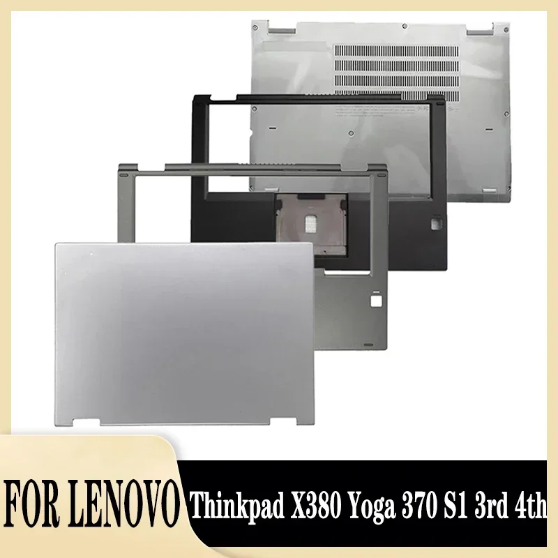 

NEW Original for Thinkpad X380 Yoga 370 S1 3rd 4th Laptop LCD Back Cover/Palmrest/Bottom Case Silvery/Black