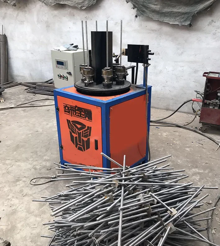 Underground building automatic water stop welding machinery six station bolt welding machineChuck type sealing screw Automatic w