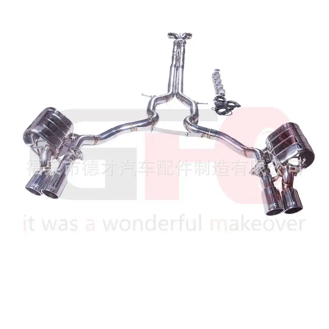 Suitable for 24-25 Porsche Paramela 976 2.9T modified GFC mid-tail exhaust system sound wave