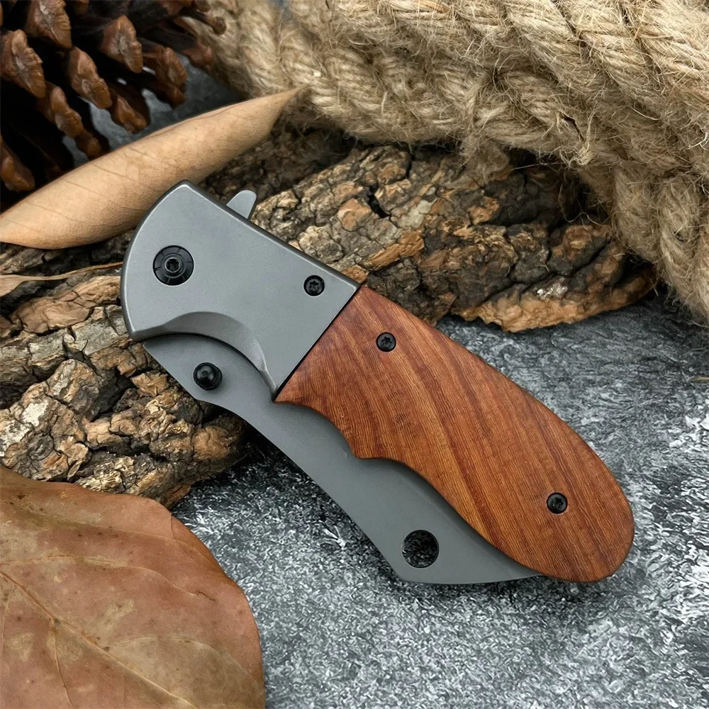 DA104 Мини Складной Нож 5Cr13Mov Лезвие Открытый Портативный Карманный Нож Пеший Туризм Джунгли EDC Приключения Аварийный Инструмент