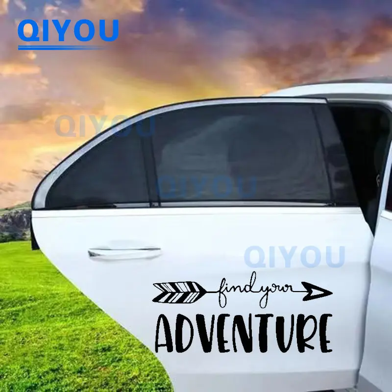 

Наклейка на автомобиль, устойчивая к царапинам, с надписью «Find Your Adventure»