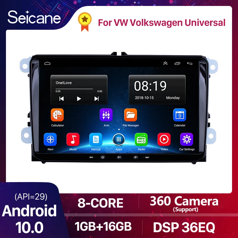 

Android 10 Auto Radio 2Din Multimedia player For VW/Volkswagen/Golf/Polo/Tiguan/Passat/b7/b6/SEAT/leon/Skoda/Octavia Carplay GPS