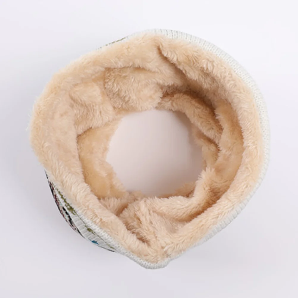 

Fashion Winter Warm Scarf Knitting Fleece Lined Thick Neck Warmer Loop Shawl Circle Wrap Comfortable Stretchy Neck Neckerchief