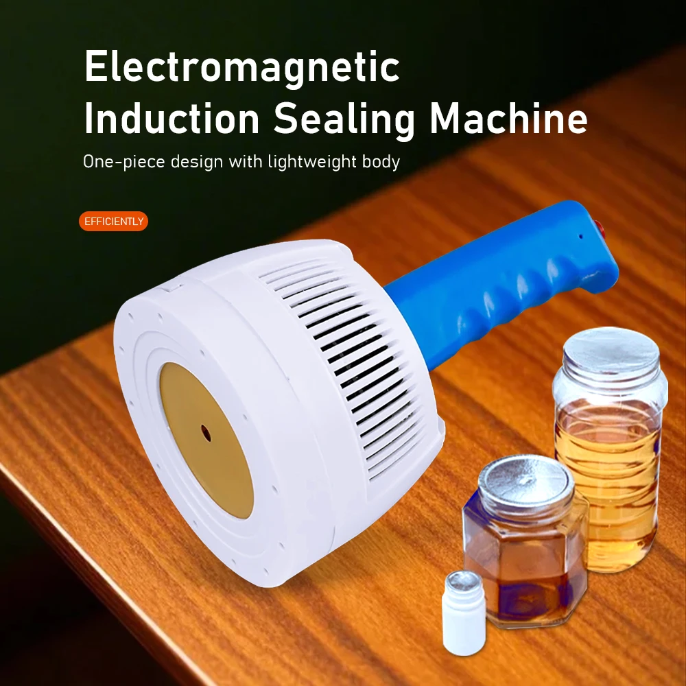 

Handheld Electromagnetic Induction Sealing Machine One-Piece Lightweight Body Bottle Cap Sealer for Plastic Glass Jar Sealing