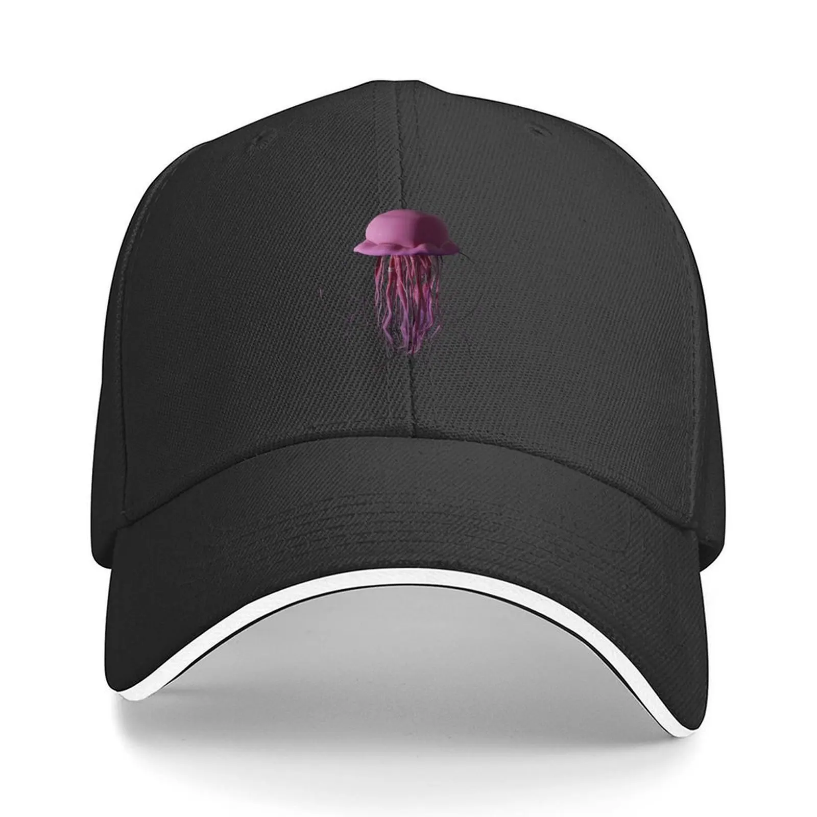 

Pink jellyfish Baseball Cap Snap Back Hat foam party Hat Snapback Cap Rugby Men Caps Women's