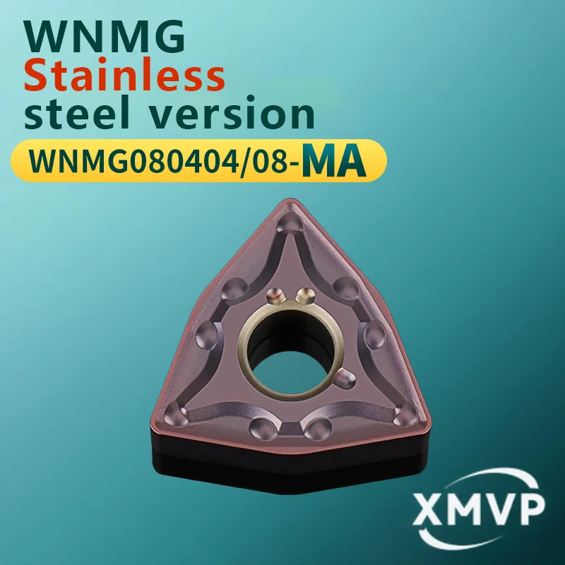 

Peach-shaped CNC turning inserts WNMG08040408-MA stainless steel durable grade BM8818 peach-shaped tool heads