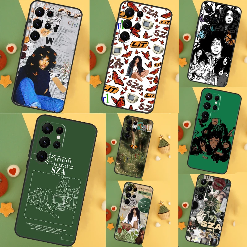 Sza Ctrl Alternate Album Case For Samsung Galaxy S22 S23 S24 Ultra S8 S9 S10 Plus Note 10 20 Ultra S20 S21 FE Cover