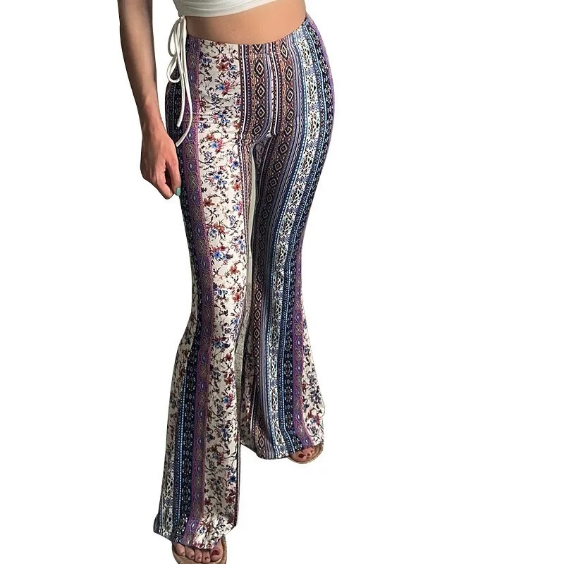 

Women's Slacks Spring and Autumn High-elastic Tight Bootcut Sexy Slacks