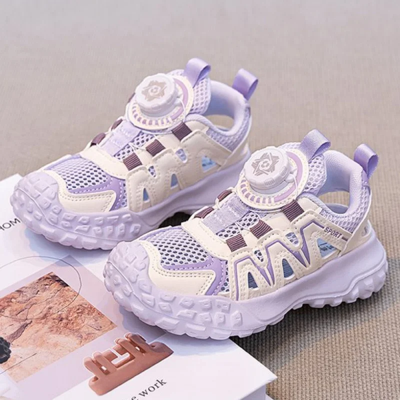 

Hollow Out Summer Sport Shoes For Children 2026 Trend Fashion Kid's Sneakers Anti-slippery Boy's Girl's Running Footwear