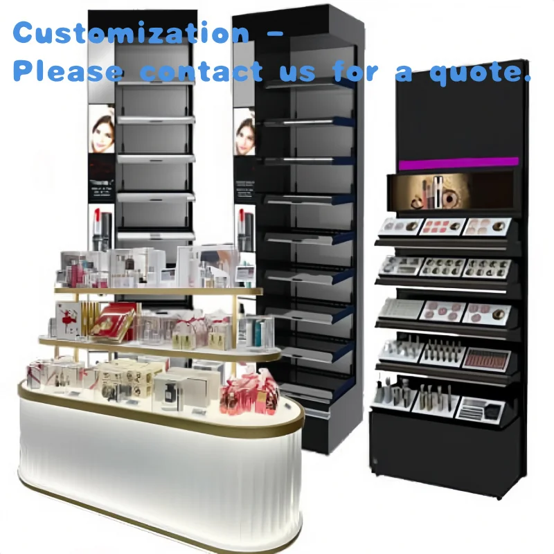 

custom.Modern Design Customized Retail Shop Cosmetic Rack Makeup Display Stand Store