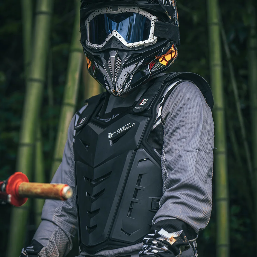 

Мотоциклетный бронежилет для верховой езды, бронежилет для мотокросса, защитный жилет на груди и спине, защитный жилет для гонок, мотоброня